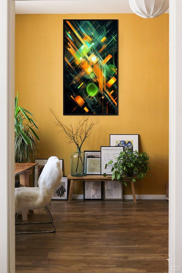 Neon-Energieschwall